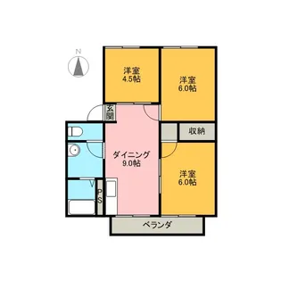 コーポ望月A【201号室】の間取り