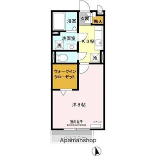 グランコート【1階】の間取り