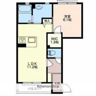 ヴィラーチェ依田橋【1階】の間取り