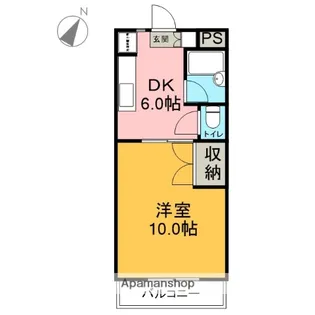 ADVANCE1【102号室】の間取り