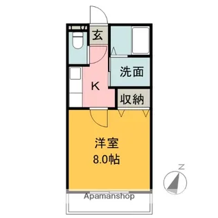 グレイシス【102号室】の間取り