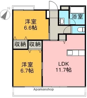 すずの杜【1階】の間取り