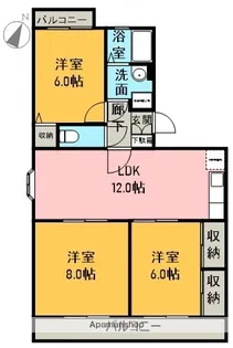 コーポラスエーデル【306号室】の間取り