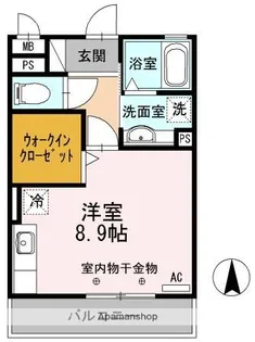 グリーンシャトー三園【3階】の間取り