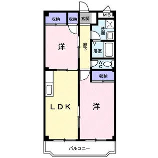 シンエイビル【2階】の間取り