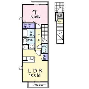 グラン・エスト V【2階】の間取り