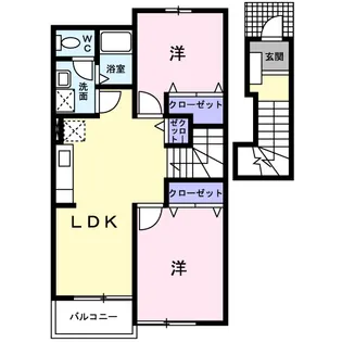 インテリオーラ【2階】の間取り
