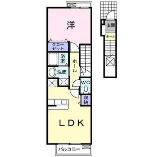 アルドーレ【2階】の間取り