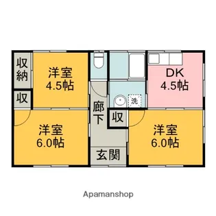 静岡県富士宮市万野原新田【一戸建】の間取り