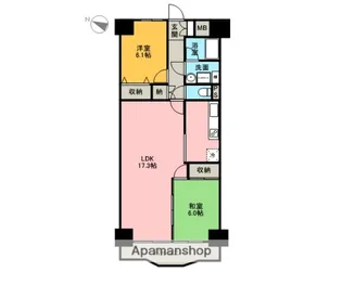 エンゼルハイム吉原【1202号室】の間取り