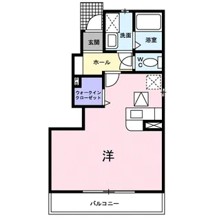 ピュアハート【101号室】の間取り