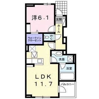 ビクトルⅡ【1階】の間取り