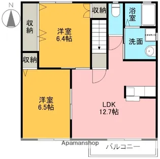 オリエンタルハイム【2階】の間取り