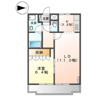 グランドソレイユ【2階】の間取り