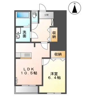CIEL ETOILE(シエル エトワール)【1階】の間取り