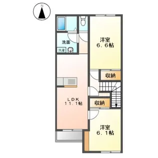 ベイテラスSH【2階】の間取り