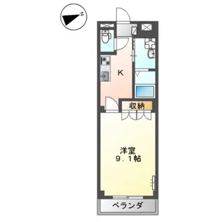 ボナールB【2階】の間取り