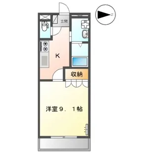 ボナールB【2階】の間取り