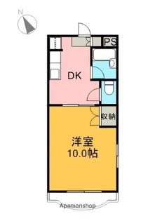 ベルウッド69A【101号室】の間取り