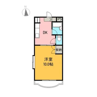 ベルウッド69A【303号室】の間取り