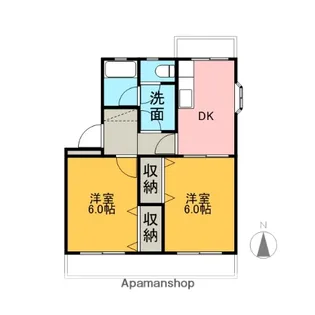 ルミエールⅠ【2階】の間取り