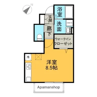 グリシーヌ【1階】の間取り