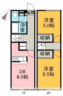 アーバン宮島【105号室】の間取り