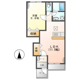 SUN FOREST(サン フォレスト)【1階】の間取り