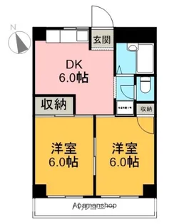 エステート横割Ⅰ【303号室】の間取り