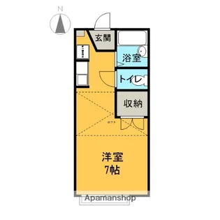 ル・レーヴ今泉【103号室】の間取り