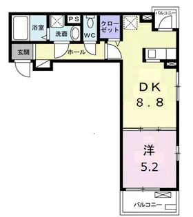 コンフォール【3階】の間取り