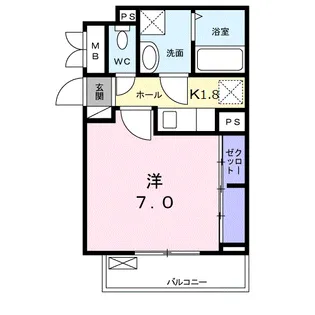 コンフォール【2階】の間取り