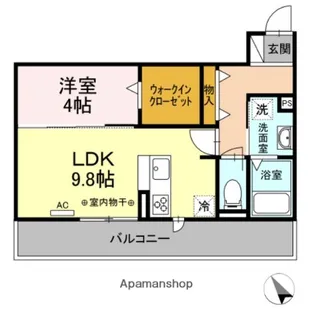 ハッピーミヤハラ【2階】の間取り