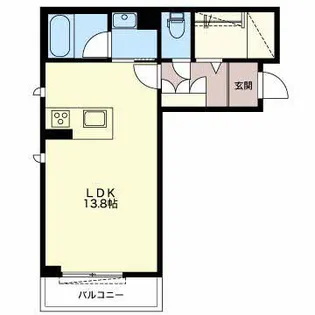 カナルヴィラ【1階】の間取り