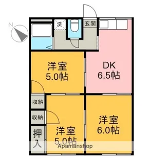 3DKの間取り画像