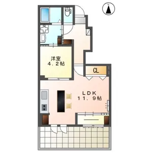 STELLA【1階】の間取り