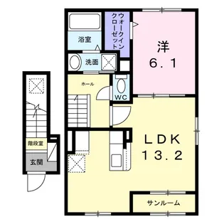 マ・メゾンⅣ【2階】の間取り