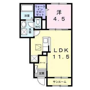 マ・メゾンⅣ【1階】の間取り