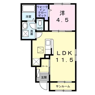 マ・メゾンⅣ【1階】の間取り