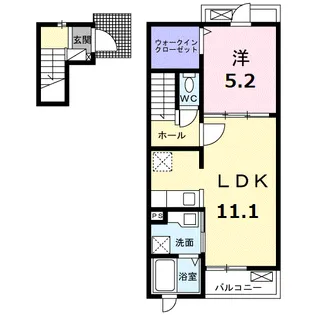 ブルーオーシャン【2階】の間取り