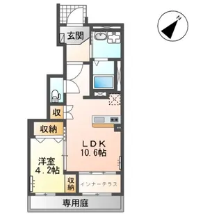 DA・MONDE【1階】の間取り
