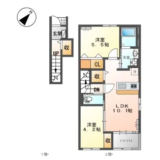 DA・MONDE【2階】の間取り