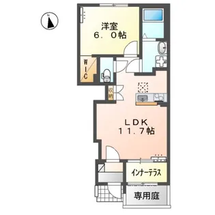 仮)黒田アパート【1階】の間取り