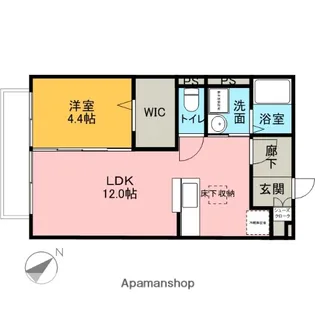 コージーコートⅡ【1階】の間取り