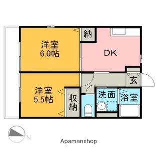 リーベンⅠ【101号室】の間取り