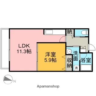 コフレアン【2階】の間取り