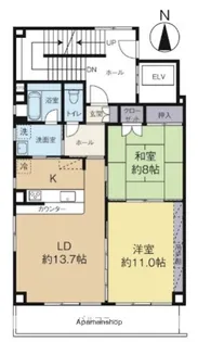 MATSUSHIMAビル【202号室】の間取り