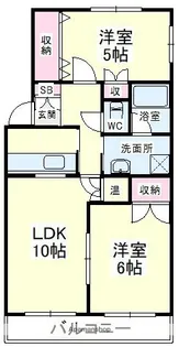 メゾン雅【306号室】の間取り