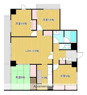 グランフォルム【4階】の間取り