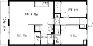 カーサカリーノ【3階】の間取り